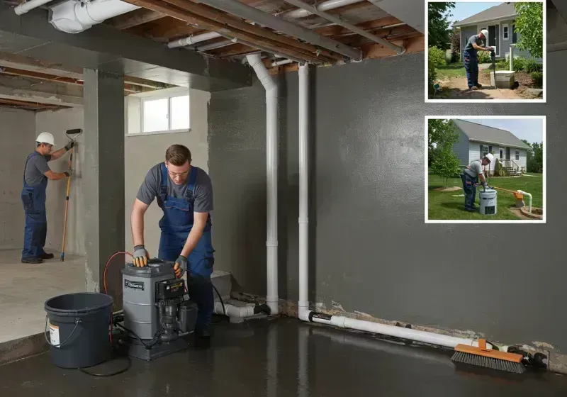 Basement Waterproofing and Flood Prevention process in Ninnekah, OK